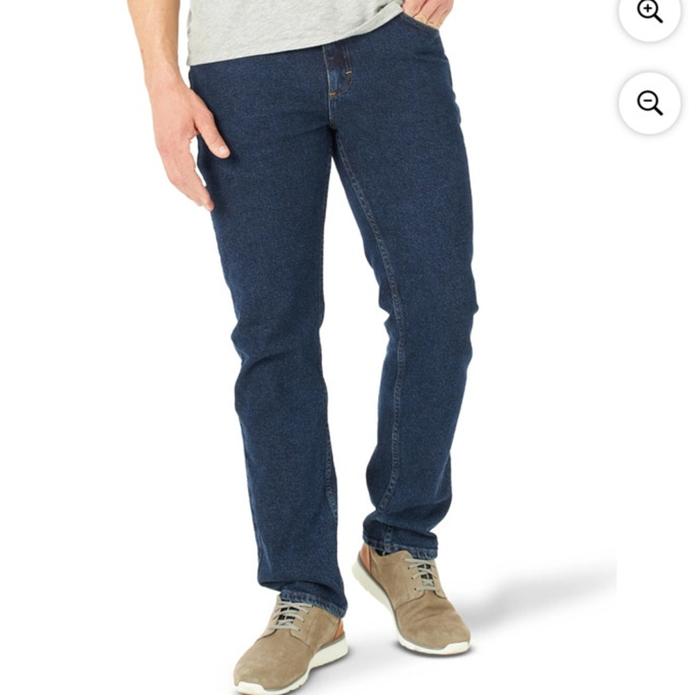 Wrangler‎ Mens Regular Fit Jeans with Flex in Midnight Dark Wash Size 30x30 NWT